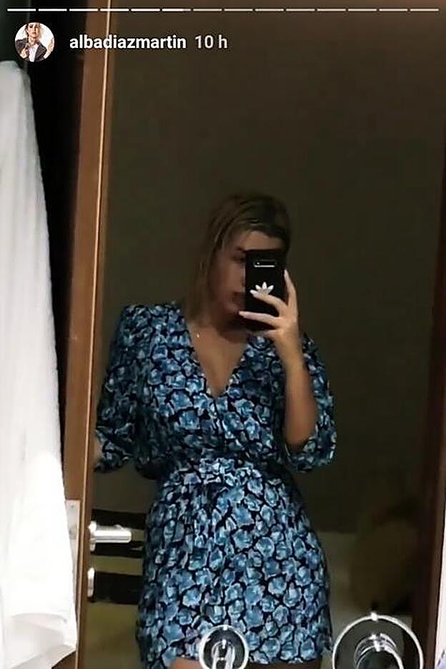 Alba Díaz ha lucido este vestido de nueva colección en uno de sus recientes stories de Instagram.