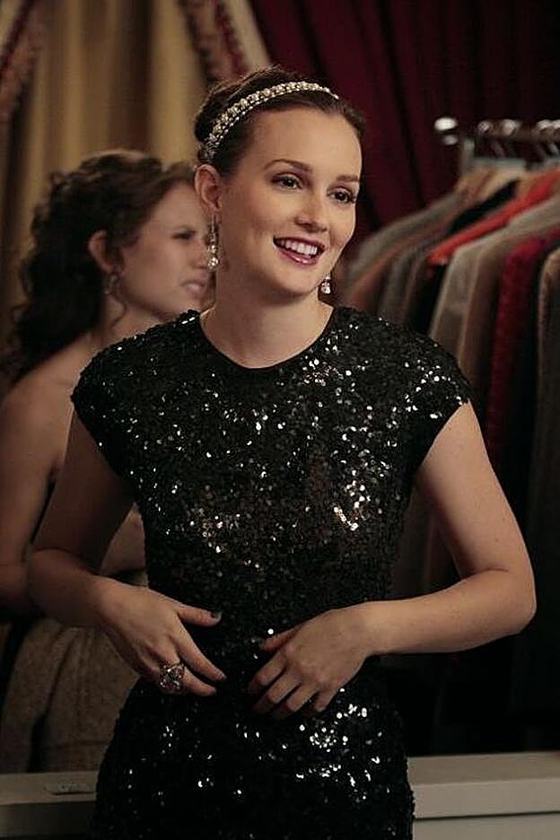 una de las diademas de fiesta que Blair Waldorf llevaba en Gossip Girl.