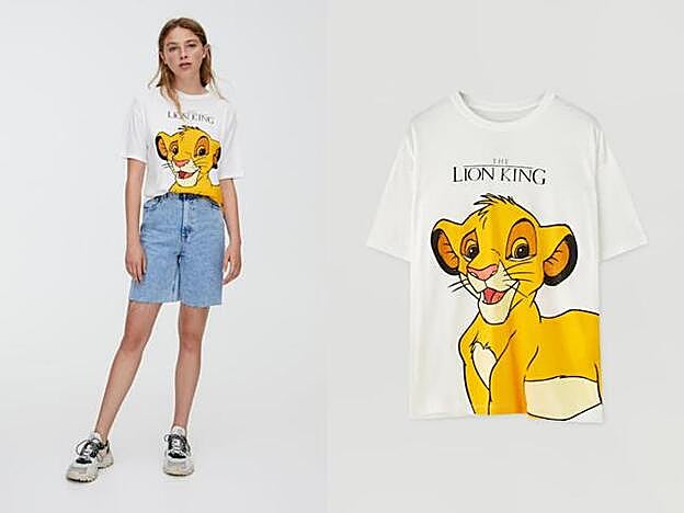 Conjunta tu camiseta animada de Pull&Bear con unas bermudas y sneakers.