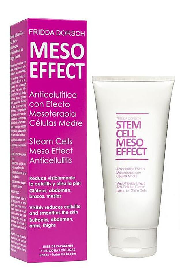 Anticelulítico con efecto mesoterapia y células madre vegetales, 37 euros.