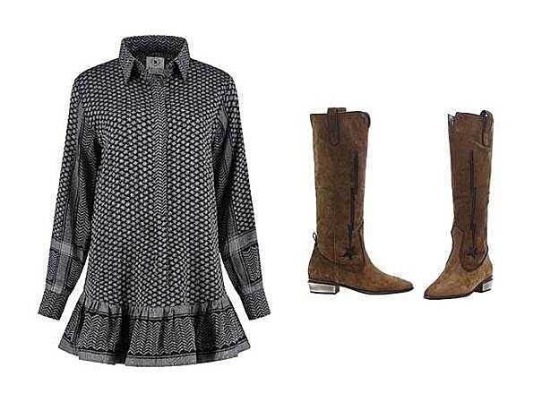 Luca Dress (219 euros) / Botas de Stella Rock (690 euros).