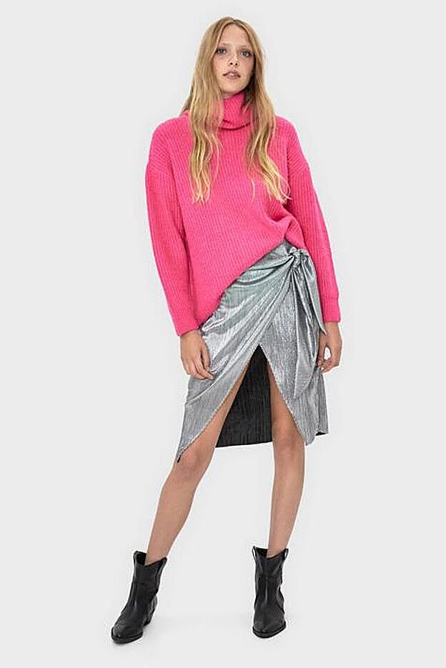 Falda pareo de la nueva colección de Bershka (22,99 euros).