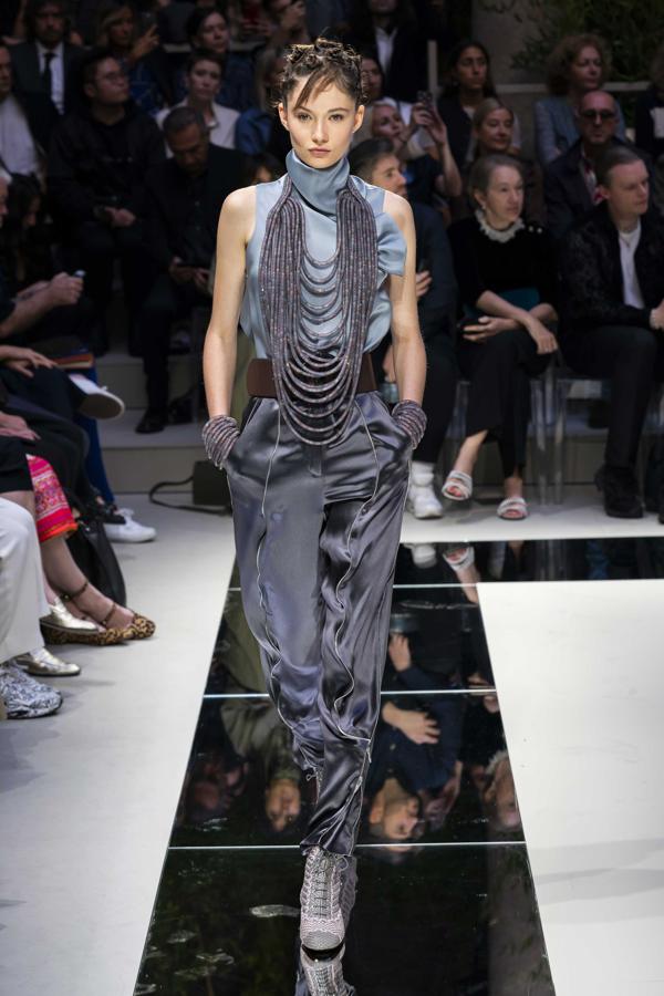 Desfile de primavera/verano 2020 de Giorgio Armani.