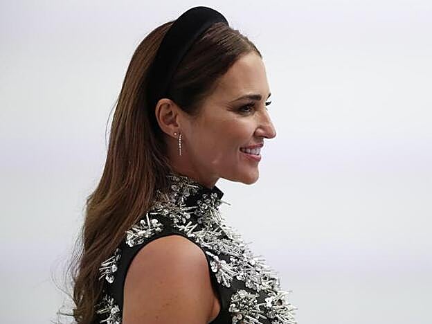 Paula Echevarría en la presentación del nuevo Samsung Galaxy Note 10 Plus.