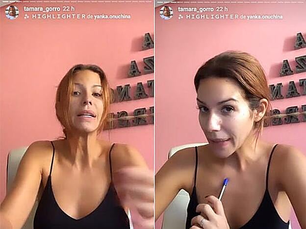 Tamara Gorro ha aparecid más natural que nunca en sus últimos stories de Instagram.