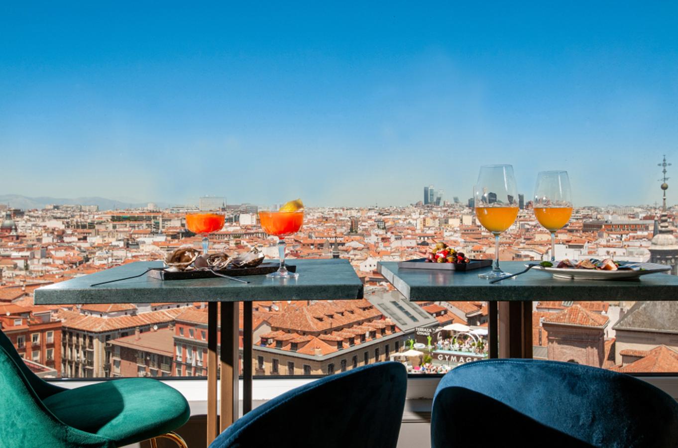 El 'sky bar' del My Way y sus 'afterwork' con las mejores vistas de Madrid, en Gran Vía, 42.