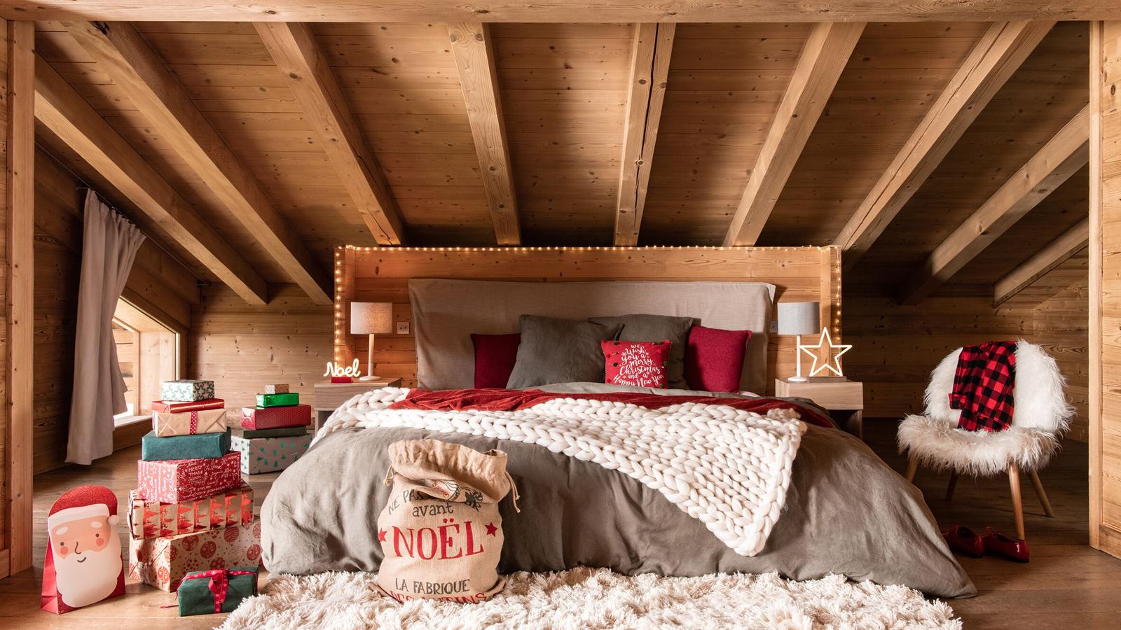 Solo queremos que llegue la Navidad para poder despertarnos cada mañana en una habitación que nos haga soñar y volver a creer en la magia como esta que nos proponen desde Maisons du Monde.