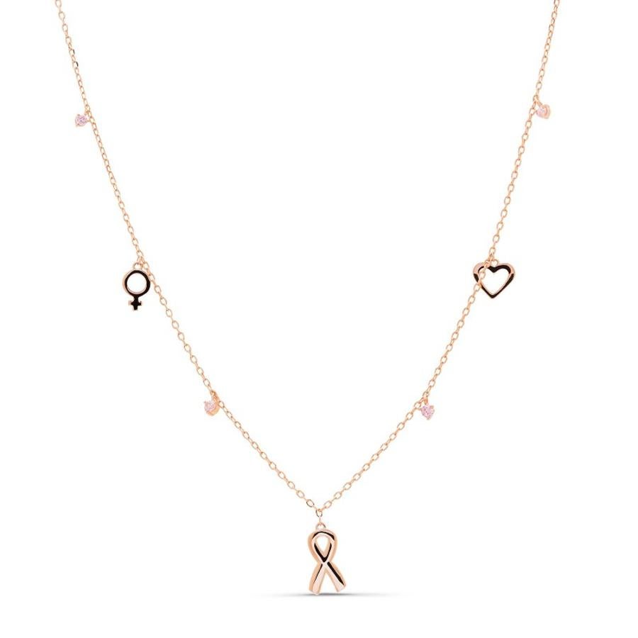 La marca ha creado este colgante de plata bañada en oro rosa. Los beneficios serán destinados a la asociación GEPAC.