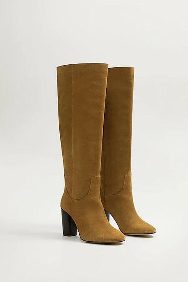 Las botas altas de piel de Mango que tú también quieres.