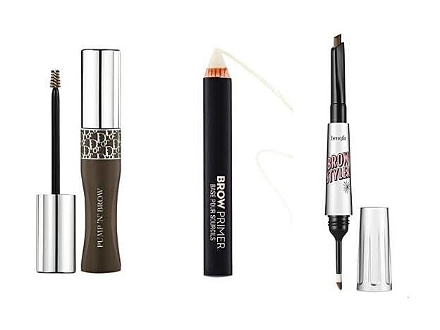 4. Pump ‘N’ Brow de Dior (30 €). 5. Brow Primer de Anastasia Beverly Hills (25 €). 6. Brow Styler de Benefit (37,50 €).
