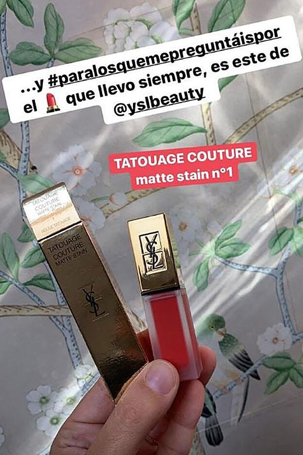 La presentadora se ha encargado de desvelar su color de labial favorito en uno de sus stories recientes.