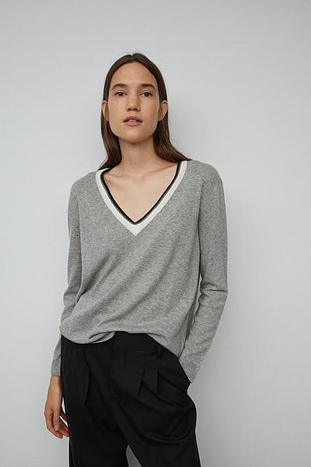 El jersey de Sfera en su versión gris.