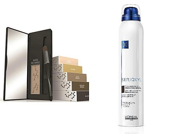 1. Insta Recharge de Wella Professionals (18,50 €). 2. Volumising Coloured spray de Serioxyl (23,20 €).