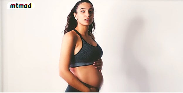 Alma Cortés muestra por primera vez su tripa de embarazada.