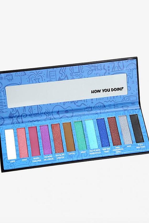 La paleta de sombras de Friends.