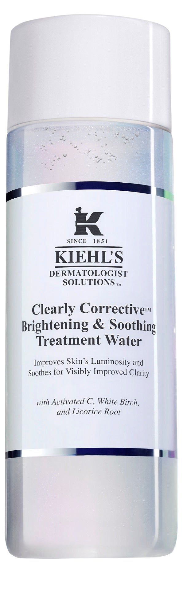 Un tónico con Vitamina C que potencia visiblemente la luminosidad de la piel.Con una textura ligera proporciona una hidratación calmante al tiempo que le da a la piel un sutil resplandor. Este preparado ayuda a iluminar visiblemente la piel y a rebajar el aspecto apagado para mejorar la claridad de la tez. Infusionada con raíz de regaliz, esta suave fórmula alisa y refina visiblemente la textura de la piel para mejorar su claridad. (46 €)