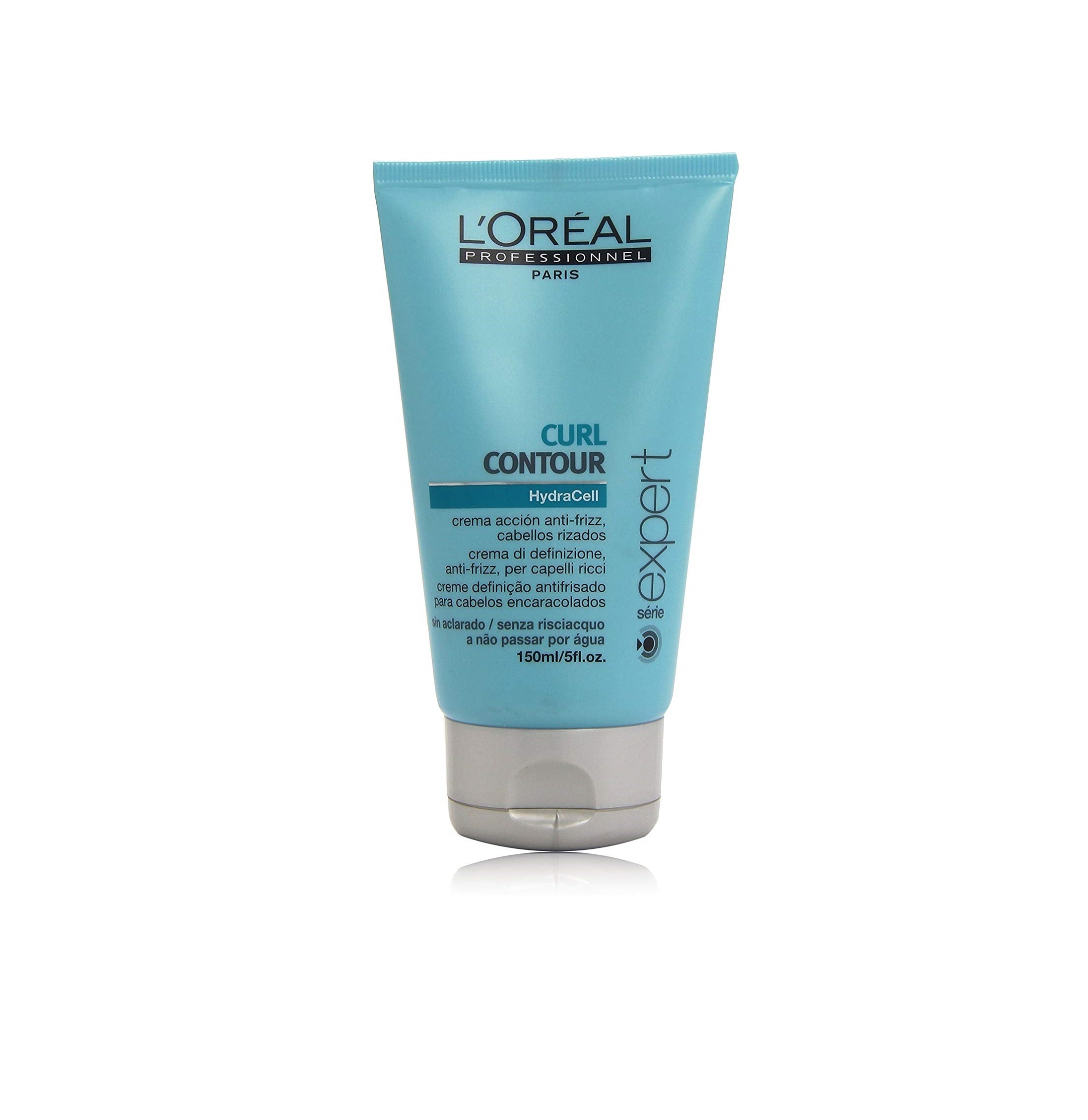 La crema con acción anti-frizz para cabellos rizados  Curl Contour HydraCell de L'Oréal Professionnel Expert  (21,03 euros) contiene ceramida y extractos de uva que actúan en diferentes niveles de la fibra. Se recomienda aplicar en seco para que el cabello gane vitalidad y fuerza al instante.