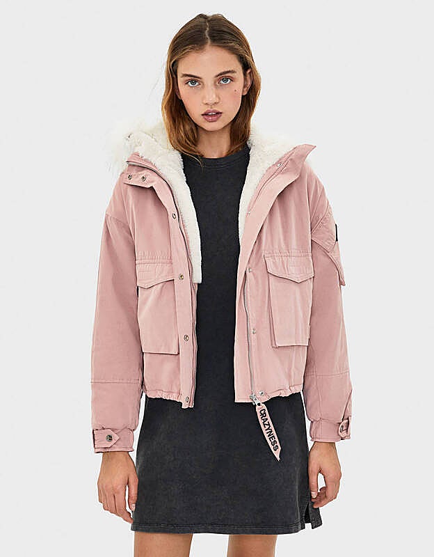 Las parkas también pueden tener versión corta.