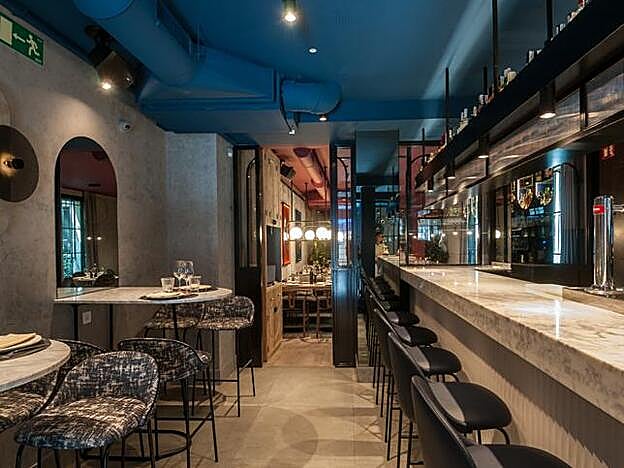 Fotografía de la barra de Roostiq.