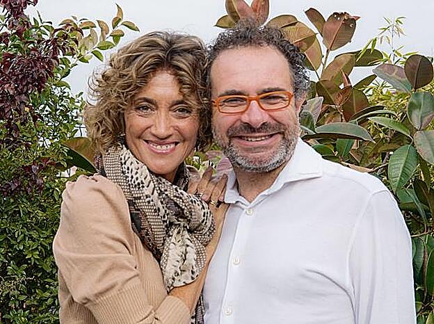 El Mago More con Ana García Lozano durante la entrevista.