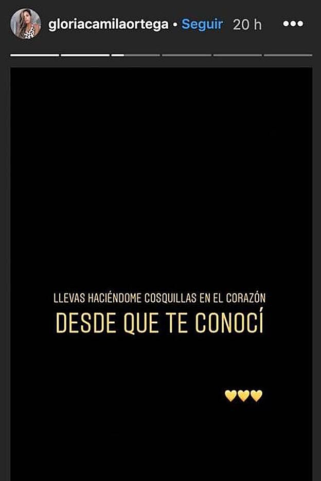 Este es el mensaje de Gloria Camila Ortega que ha despertado, de nuevo, la curiosidad.