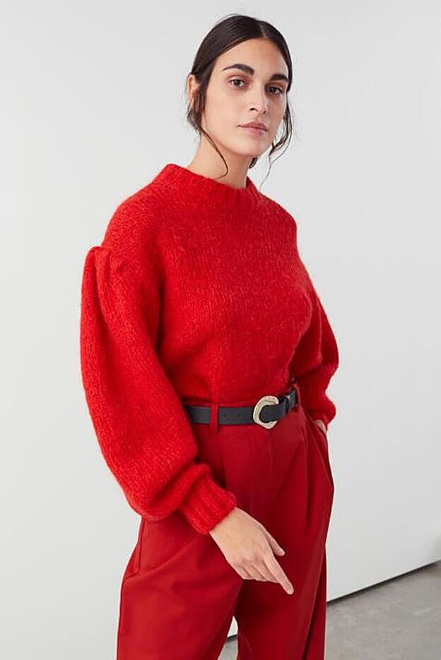 Jersey de & Other Stories para nuestra mezcla perfecta de rojo y morado (89 euros).