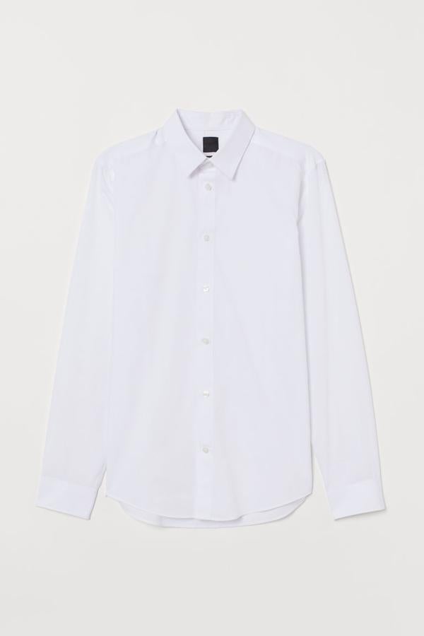 Camisa blanca de H&M (14,99 euros).