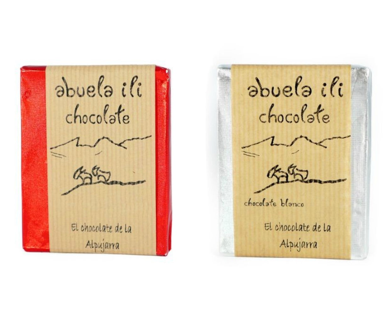 El chocolate de la Alpujarra tiene el nombre de la Abuela Ili, y nos propone sabores tan deliciosos, y originales, como el chocolate negro con chili picante o el chocolate blanco con curry.