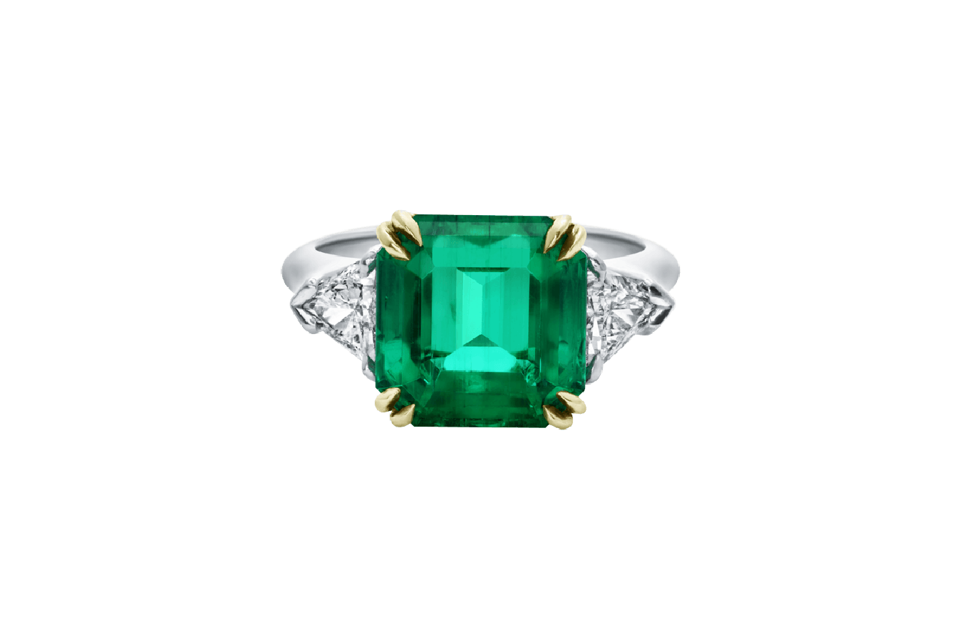 Ya lo decía Marilyn Monroe: "Los diamantes son los mejores amigos de toda chica". Y si hay alguien que sepa de diamantes esa es la firma Harry Winston. Este hermoso anillo de esmeralda y diamantes de la marca estadounidense será toda una inversión para ti.