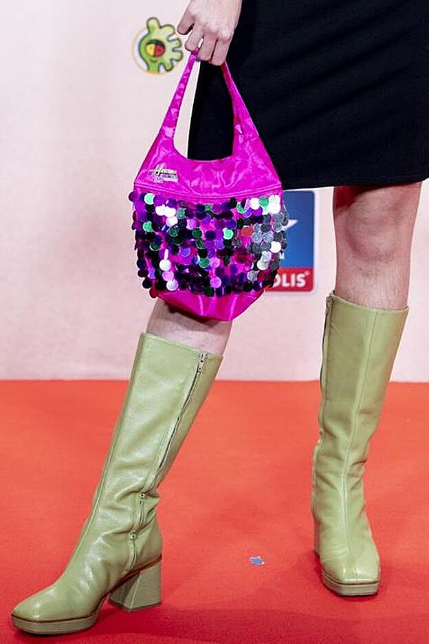 El bolso de Hannah Monatana y las botas de Paloma Wool que llevó Amaia.