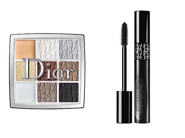 1. Sombras de ojos DIORBACKSTAGE Custom Eye Palette: 51€. 2. Máscara de pestañas DIORSHOW PUMP ‘N’ VOLUME: 37€.
