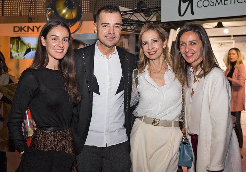 Mª Eugenia Tello, Frans Reina, Belinda Riol y Marta Díaz, de Grupo Shiseido.
