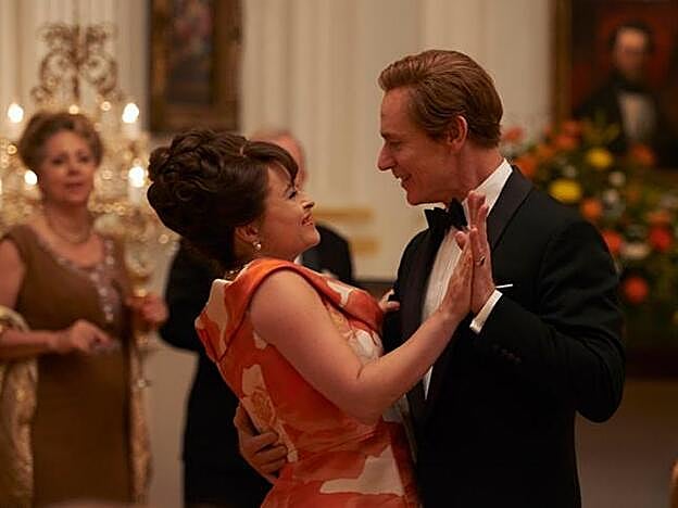 Margaret y Lord Snowdon durante su gira estadounidense en la serie.