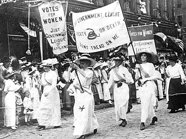 Mary Louisa May Alcott se sumó al movimiento sufragista del S XIX.