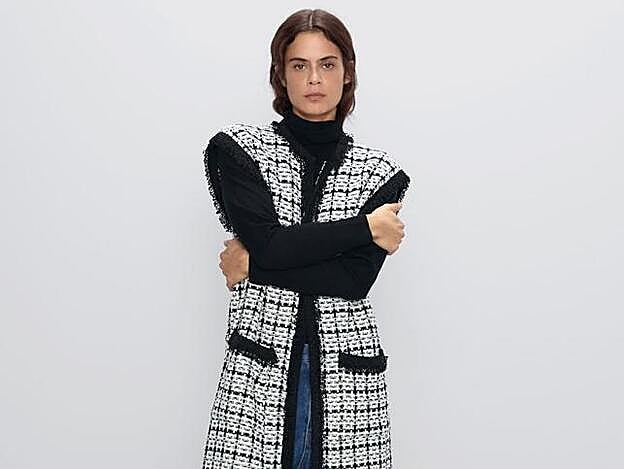 Chaleco de twee de la nueva colección de Zara