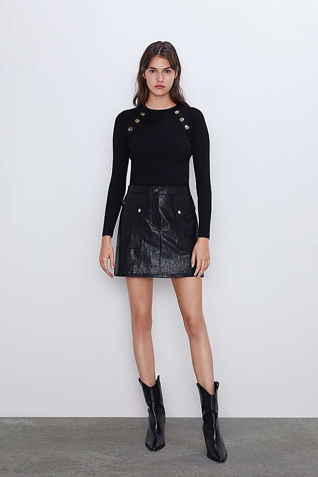 La versión de Zara en línea evasé.