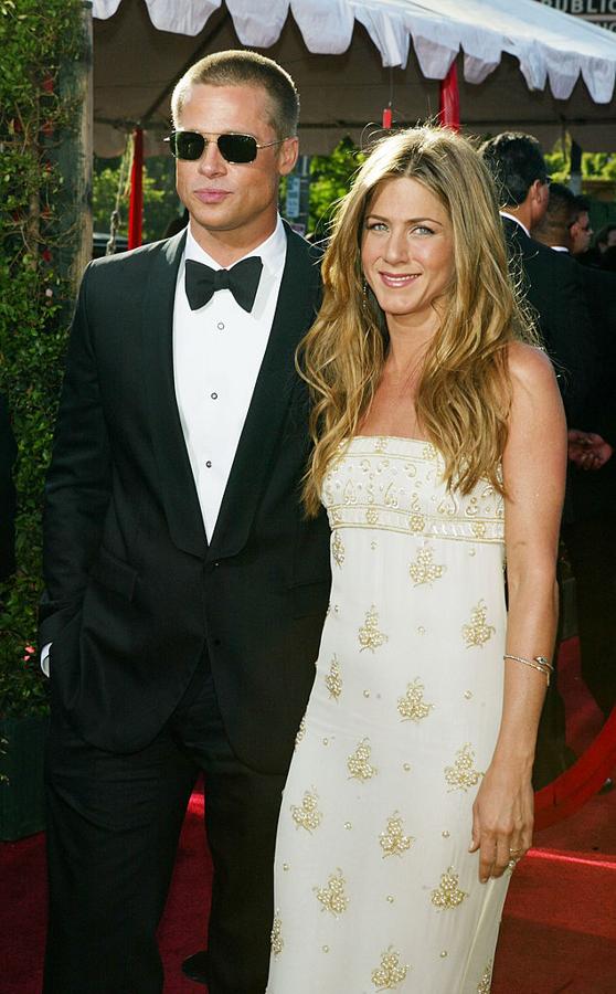 Fotos: Brad Pitt y Jennifer Aniston coincidirán en los Globos de Oro. ¿Volveremos a ver fotos como estas?