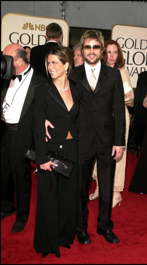 Fotos: Brad Pitt y Jennifer Aniston coincidirán en los Globos de Oro. ¿Volveremos a ver fotos como estas?