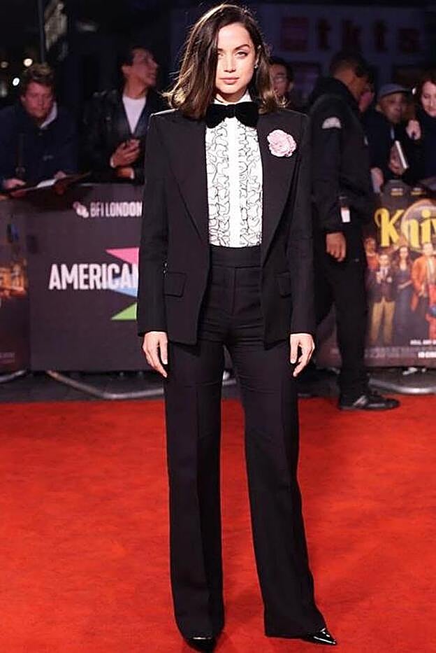 La actriz no dejó a nadie indiferente con su estilismo en Londres.