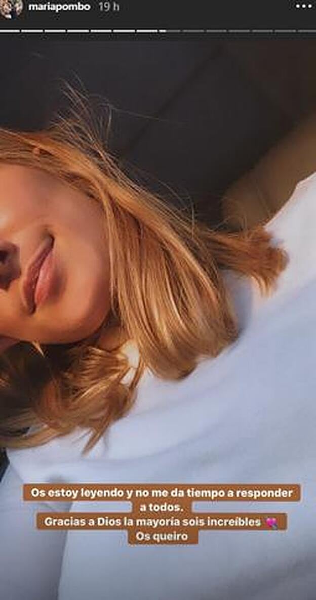 María Pombo compartía estas imágenes a modo de denuncia.