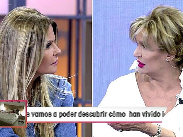 La psicóloga Isabel Romero, cara a cara con Makoke en 'Viva la vida'.