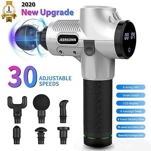 Este es solo un ejemplo de las diferentes marcas de pistolas masajeadoras que se pueden encontrar en Amazon.