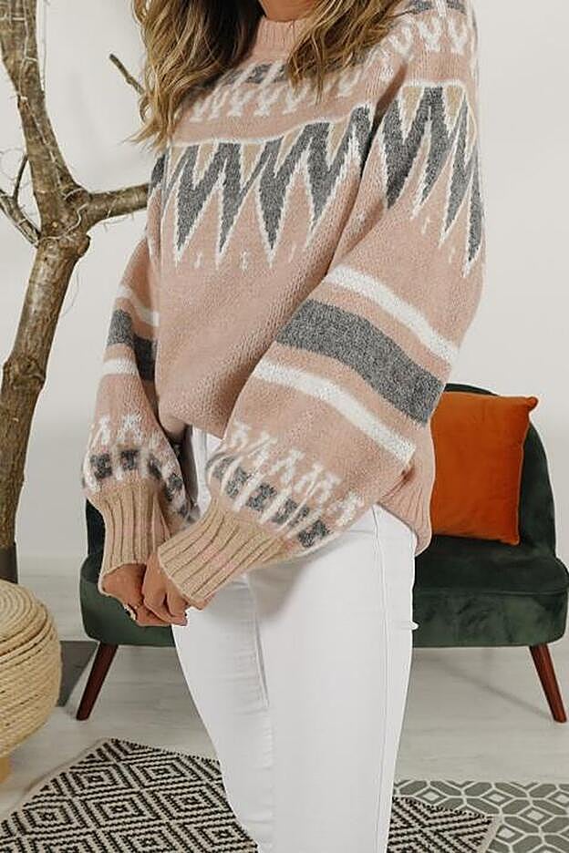 Jersey jacquard rebajado de 35,95 euros a 28,76 euros