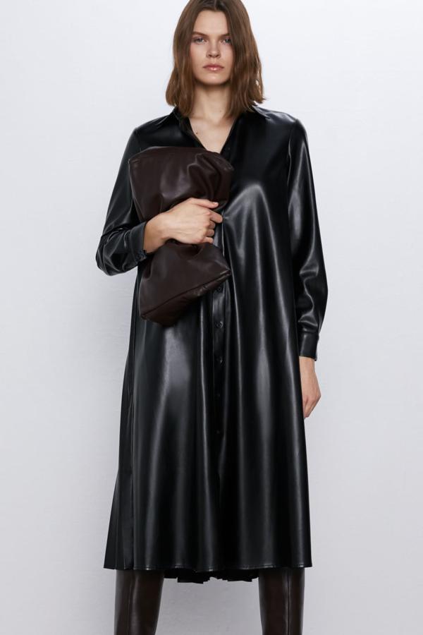 Fotos: Flechazo con las prendas efecto piel de la nueva colección de Zara