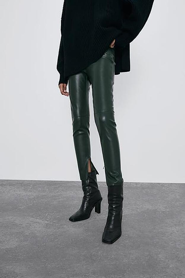 Los lleggings efecto piel