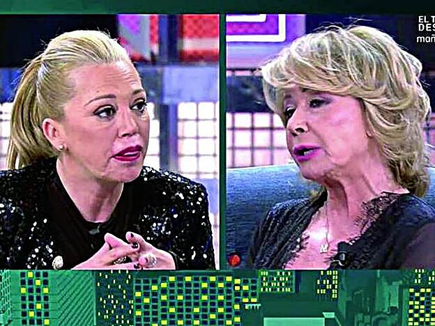 Belén Esteban y Mila Ximénez, enfrentadas en el 'Deluxe'.