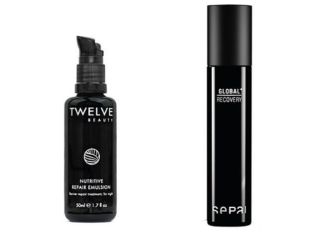 Nutritive Repair Emulsion de Twelve Beauty (66 €). Global+ Recovery de Sepai (159 €).
