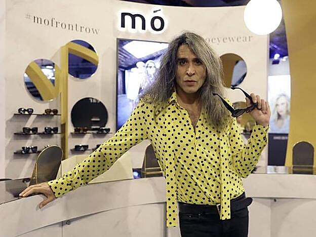 Mario Vaquerizo durante la presentación de esta colección en la Mercedes Fashion Week Madrid.