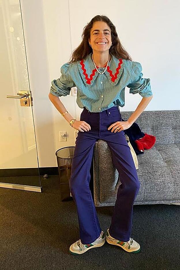 Leandra Medine, una de la influencers más famosas del mundo, ya tiene su blusa de La Veste.