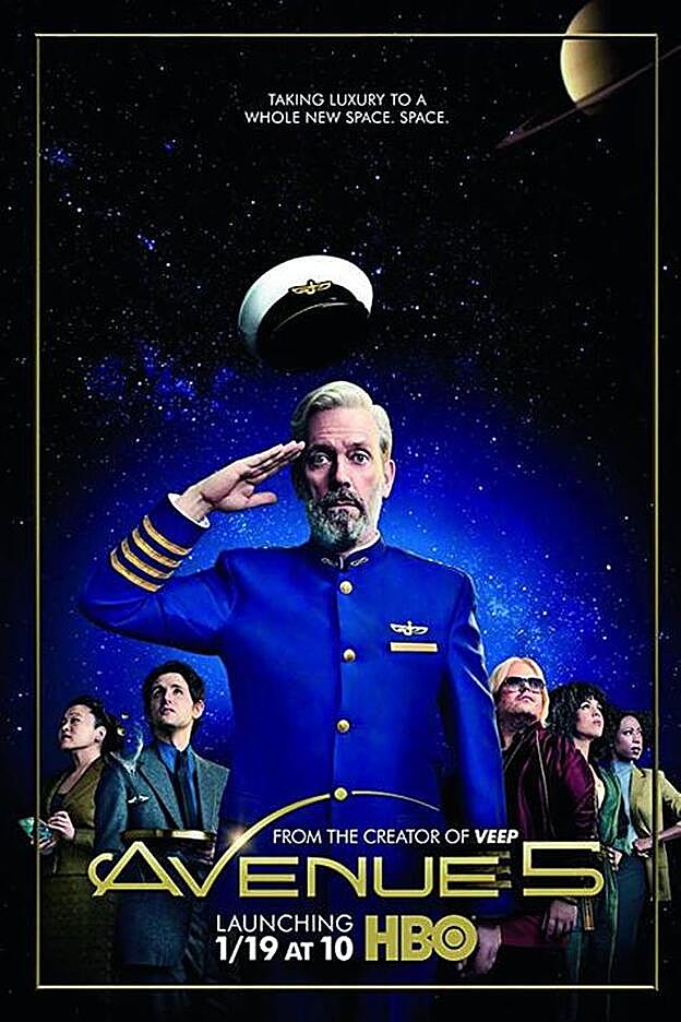 Hugh Laurie protagoniza 'Avenue 5'.